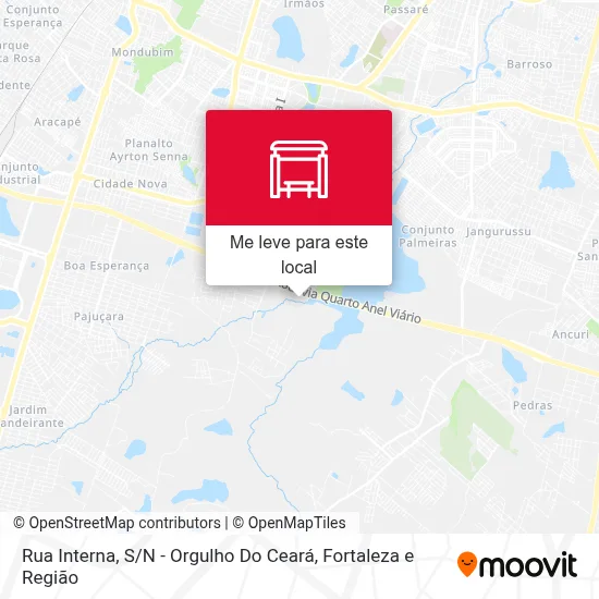 Rua Interna, S / N - Orgulho Do Ceará mapa