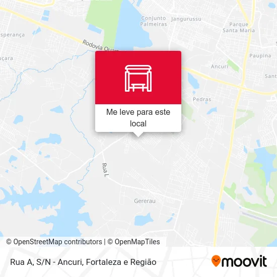 Rua A, S/N - Ancuri mapa