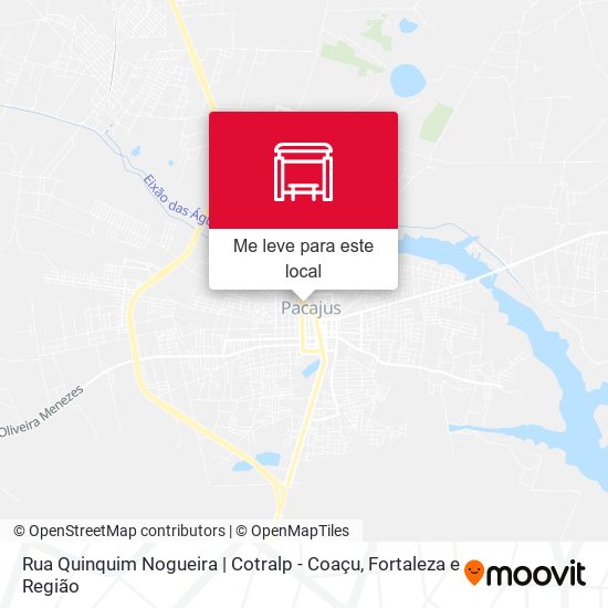 Rua Quinquim Nogueira | Cotralp - Coaçu mapa