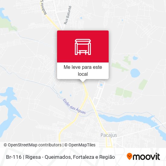 Br-116 | Rigesa - Queimados mapa