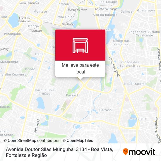 Avenida Doutor Silas Munguba, 3134 - Boa Vista mapa