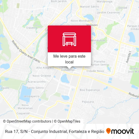 Rua 17, S / N - Conjunto Industrial mapa