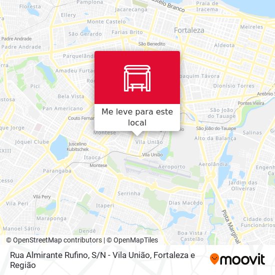 Rua Almirante Rufino, S / N - Vila União mapa