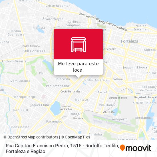 Rua Capitão Francisco Pedro, 1515 - Rodolfo Teófilo mapa
