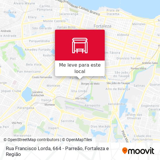 Rua Francisco Lorda, 664 - Parreão mapa