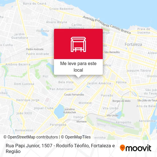 Rua Papi Junior, 1507 - Rodolfo Téofilo mapa