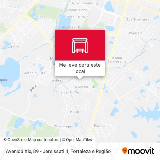 Avenida Xix, 89 - Jereissati II mapa