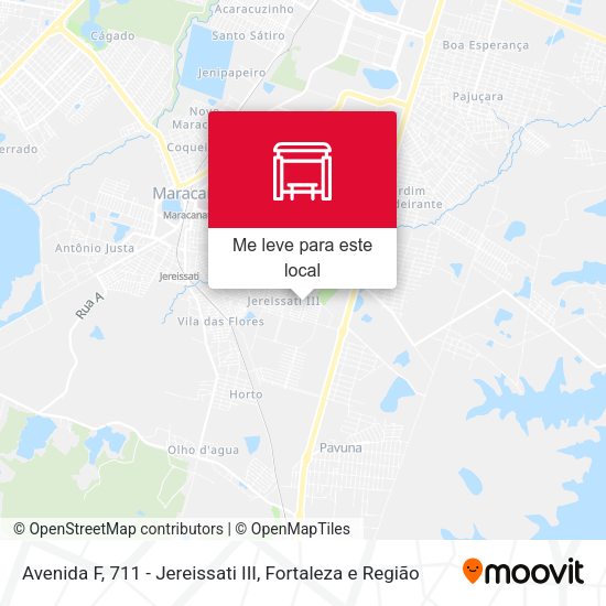 Avenida F, 711 - Jereissati III mapa