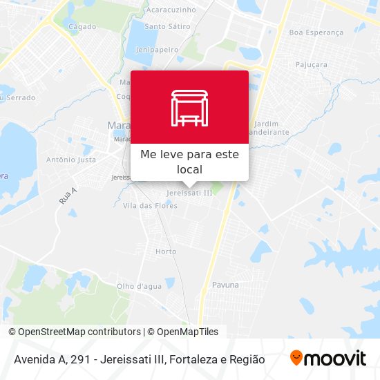 Avenida A, 291 - Jereissati III mapa