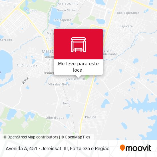 Avenida A, 451 - Jereissati III mapa