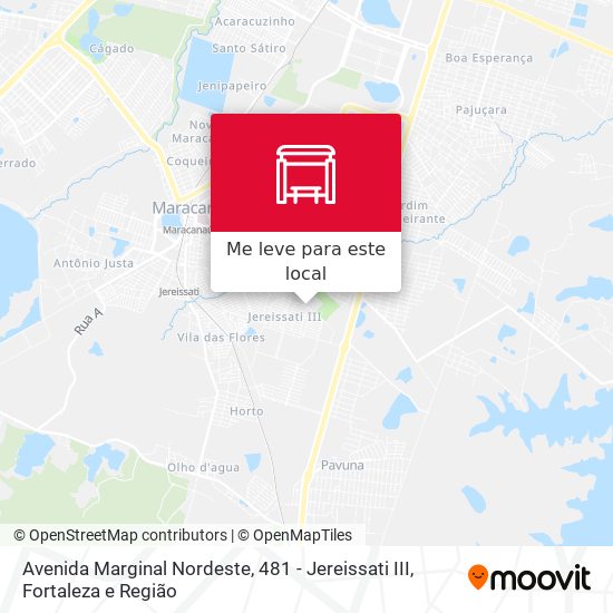 Avenida Marginal Nordeste, 481 - Jereissati III mapa