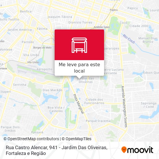 Rua Castro Alencar, 941 - Jardim Das Oliveiras mapa