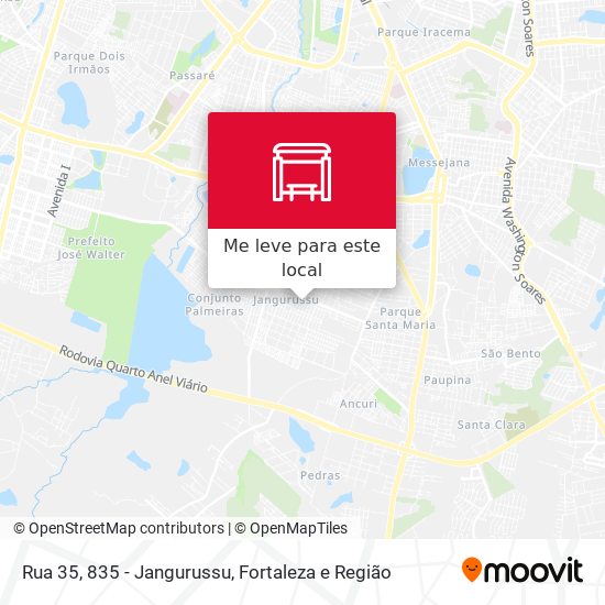 Rua 35, 835 - Jangurussu mapa