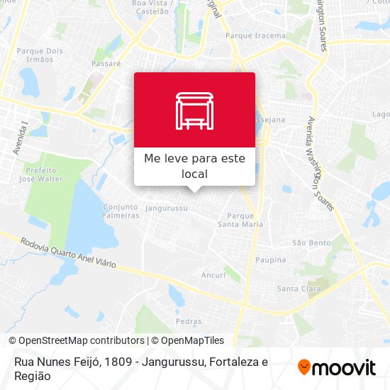 Rua Nunes Feijó, 1809 - Jangurussu mapa