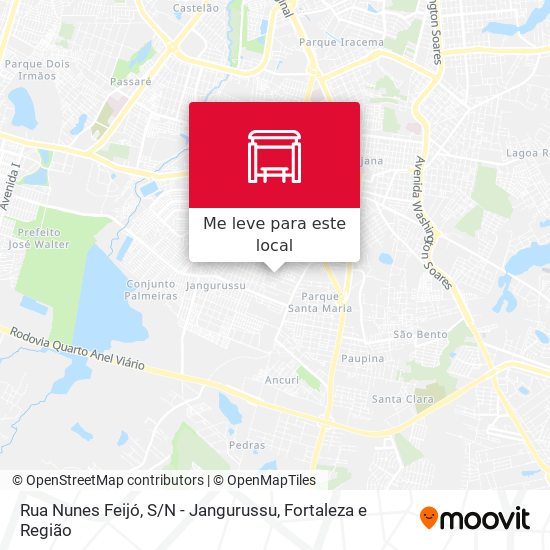 Rua Nunes Feijó, S / N - Jangurussu mapa