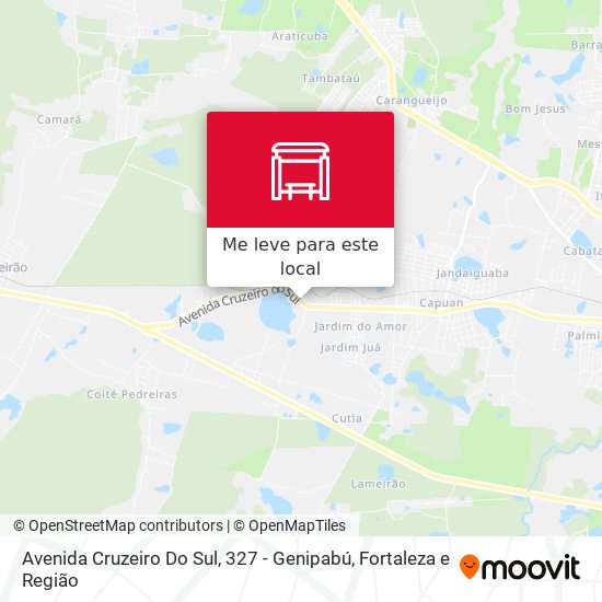 Avenida Cruzeiro Do Sul, 327 - Genipabú mapa