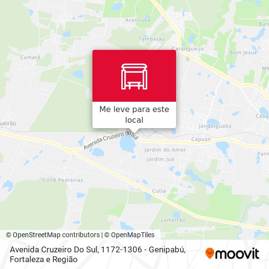 Avenida Cruzeiro Do Sul, 1172-1306 - Genipabú mapa