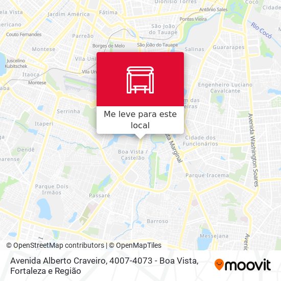 Avenida Alberto Craveiro, 4007-4073 - Boa Vista mapa