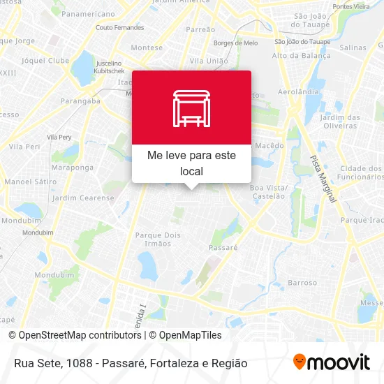 Rua Sete, 1088 - Passaré mapa