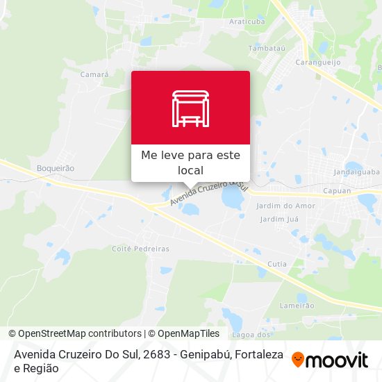 Avenida Cruzeiro Do Sul, 2683 - Genipabú mapa