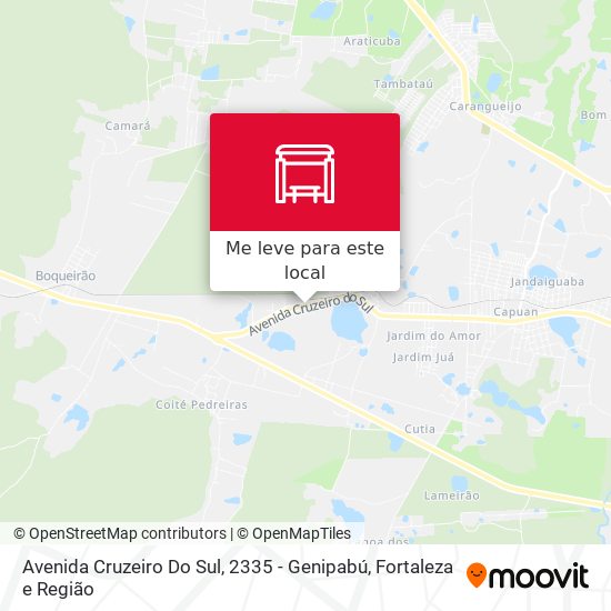 Avenida Cruzeiro Do Sul, 2335 - Genipabú mapa
