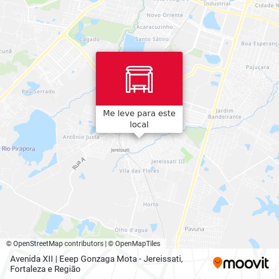 Avenida XII | Eeep Gonzaga Mota - Jereissati mapa