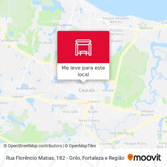 Rua Florêncio Matias, 182 - Grilo mapa