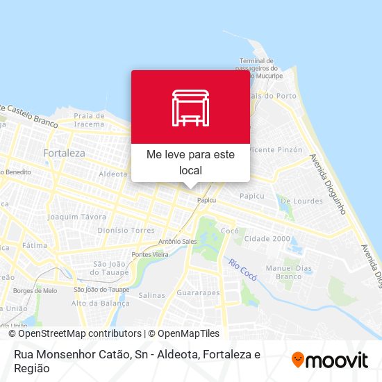 Rua Monsenhor Catão, Sn - Aldeota mapa