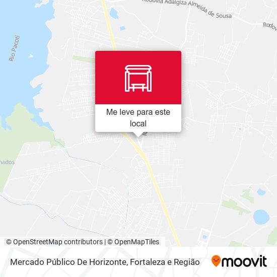 Mercado Público De Horizonte mapa