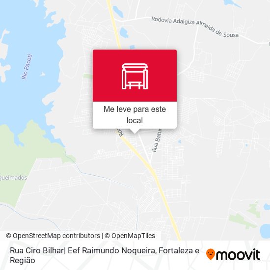 Rua Ciro Bilhar| Eef Raimundo Noqueira mapa