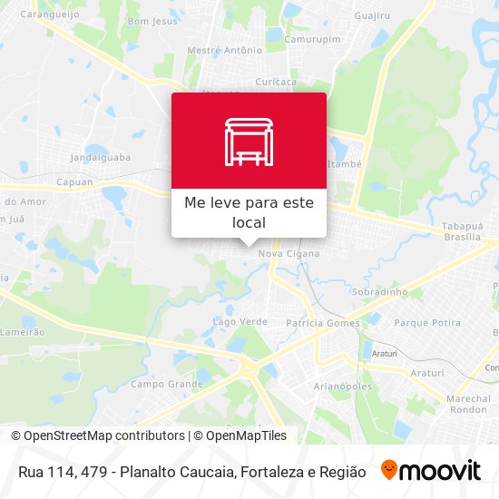Rua 114, 479 - Planalto Caucaia mapa