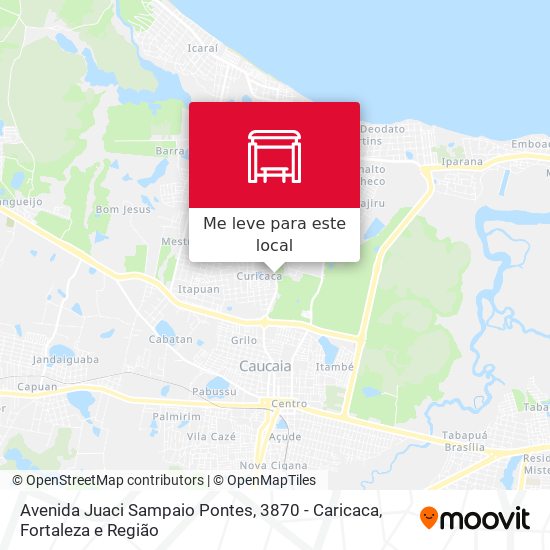 Avenida Juaci Sampaio Pontes, 3870 - Caricaca mapa