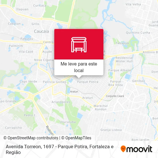 Avenida Torreon, 1697 - Parque Potira mapa