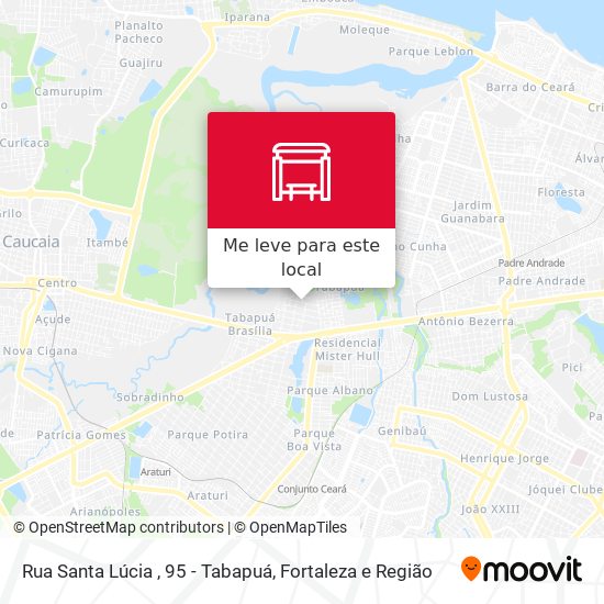 Rua Santa Lúcia , 95 - Tabapuá mapa