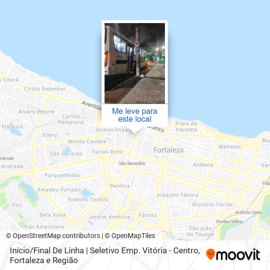 Início / Final De Linha | Seletivo Emp. Vitória - Centro mapa