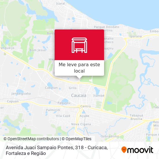Avenida Juaci Sampaio Pontes, 318 - Curicaca mapa