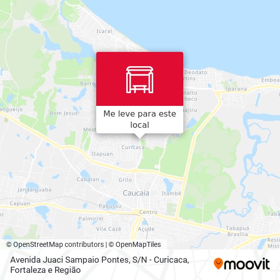 Avenida Juaci Sampaio Pontes, S / N - Curicaca mapa