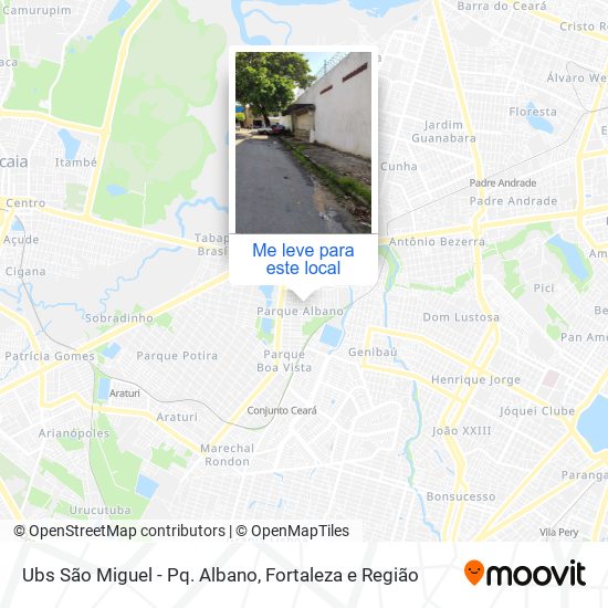 Ubs São Miguel - Pq. Albano mapa
