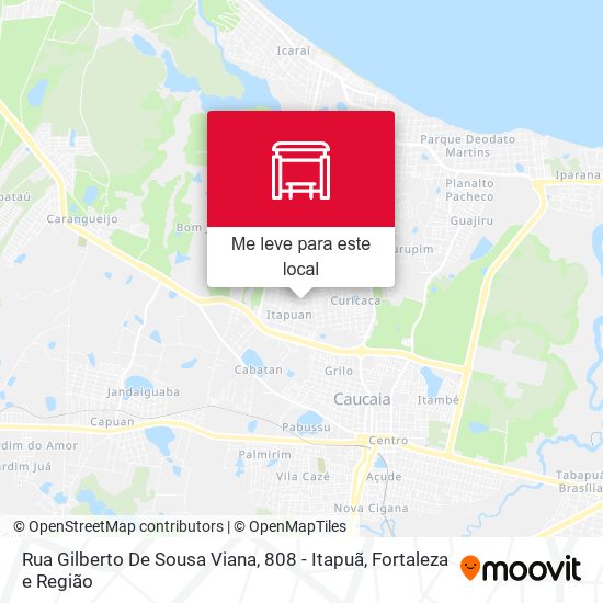 Rua Gilberto De Sousa Viana, 808 - Itapuã mapa