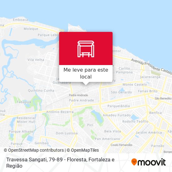 Travessa Sangati, 79-89 - Floresta mapa