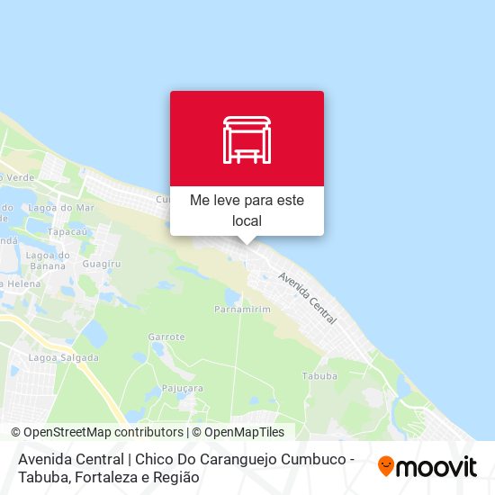Avenida Central | Chico Do Caranguejo Cumbuco - Tabuba mapa