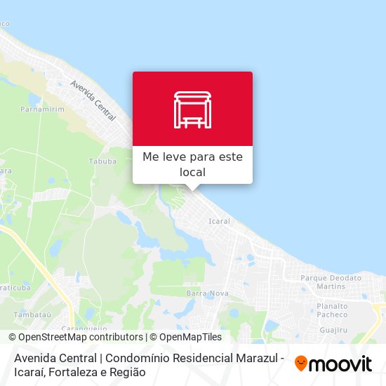Avenida Central | Condomínio Residencial Marazul - Icaraí mapa