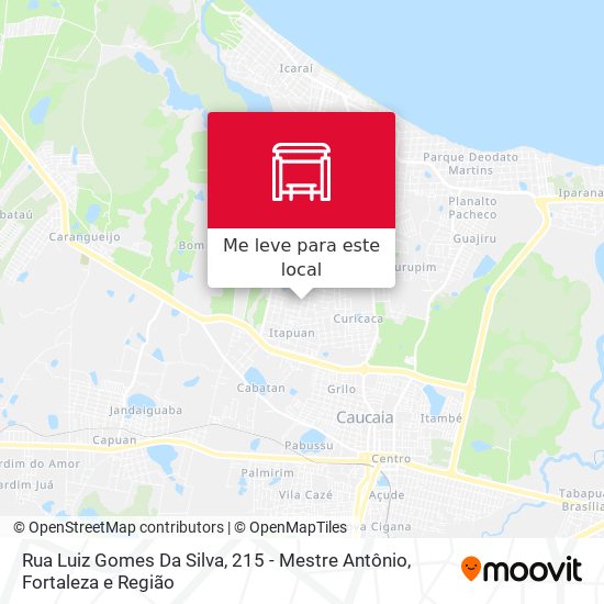 Rua Luiz Gomes Da Silva, 215 - Mestre Antônio mapa