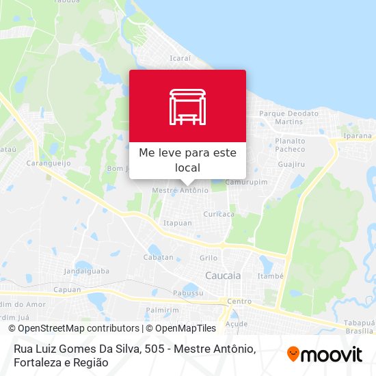 Rua Luiz Gomes Da Silva, 505 - Mestre Antônio mapa