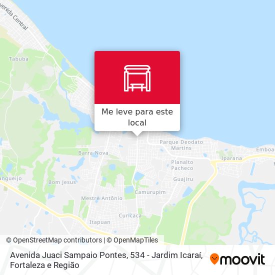 Avenida Juaci Sampaio Pontes, 534 - Jardim Icaraí mapa