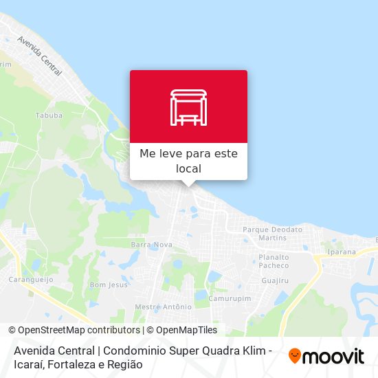 Avenida Central | Condominio Super Quadra Klim - Icaraí mapa