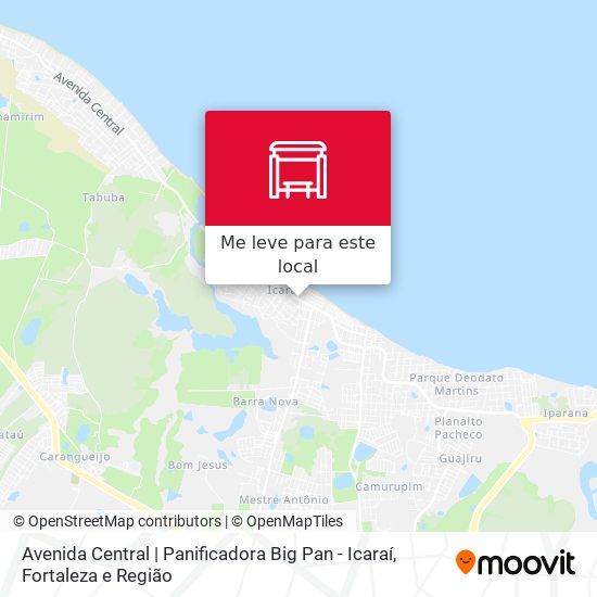 Avenida Central | Panificadora Big Pan - Icaraí mapa