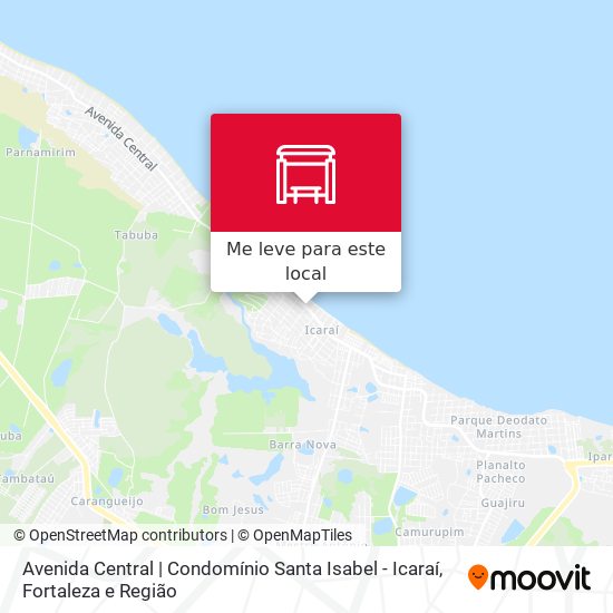 Avenida Central | Condomínio Santa Isabel - Icaraí mapa