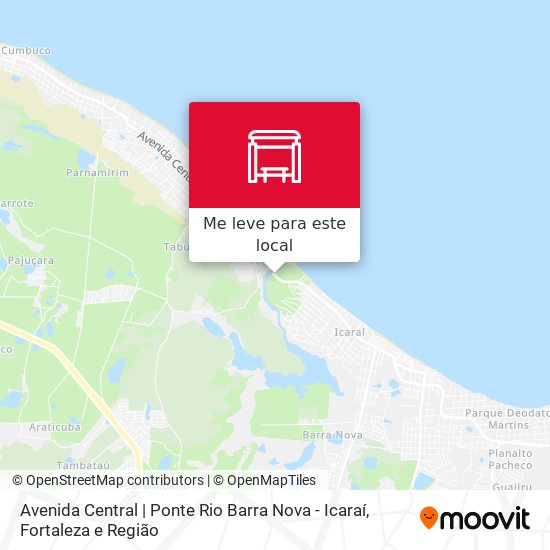 Avenida Central | Ponte Rio Barra Nova - Icaraí mapa