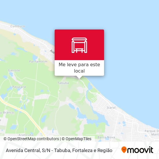 Avenida Central, S/N - Tabuba mapa